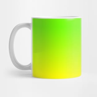 Neon Green and Neon Yellow Ombré  Shade Color Fade Mug